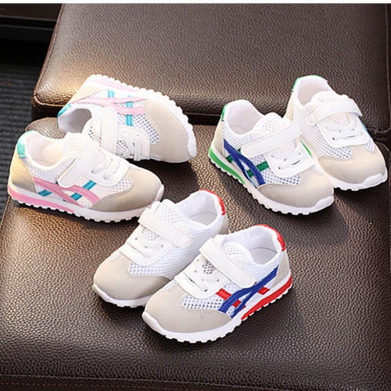 Giày Thể Thao Cho Bé Kiểu Dáng Hàn Quốc 20344 (Phối đỏ)