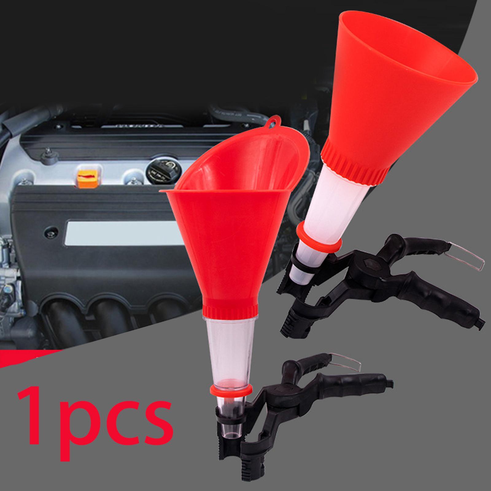 Automotive Car Universal Engine Oil Funnel Adapters with Clamp Adjustable
