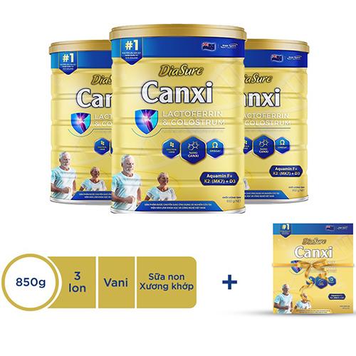 Combo 2 Lon Sữa Non Diasure Canxi 850g - Hỗ trợ bổ sung dinh dưỡng, phòng chống loãng xương