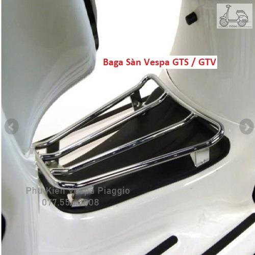 Baga Sàn dành cho xe Vespa Màu trắng inox