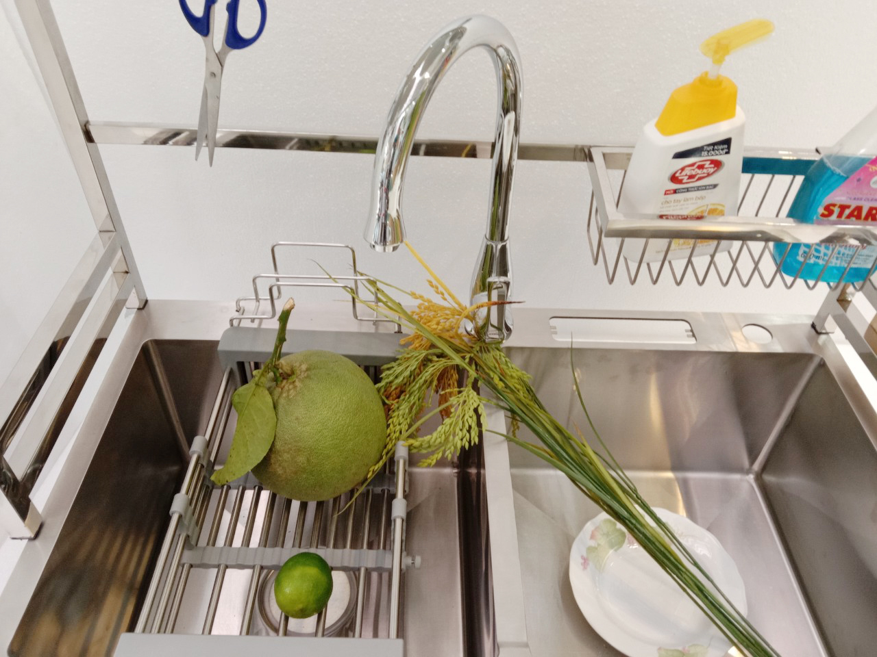Kệ chén đa năng bồn rửa Kibath