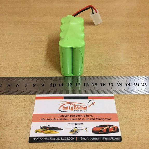Pin sạc 9.6V dung lượng 1800mAh xếp 2 tầng chân cắm ket2p