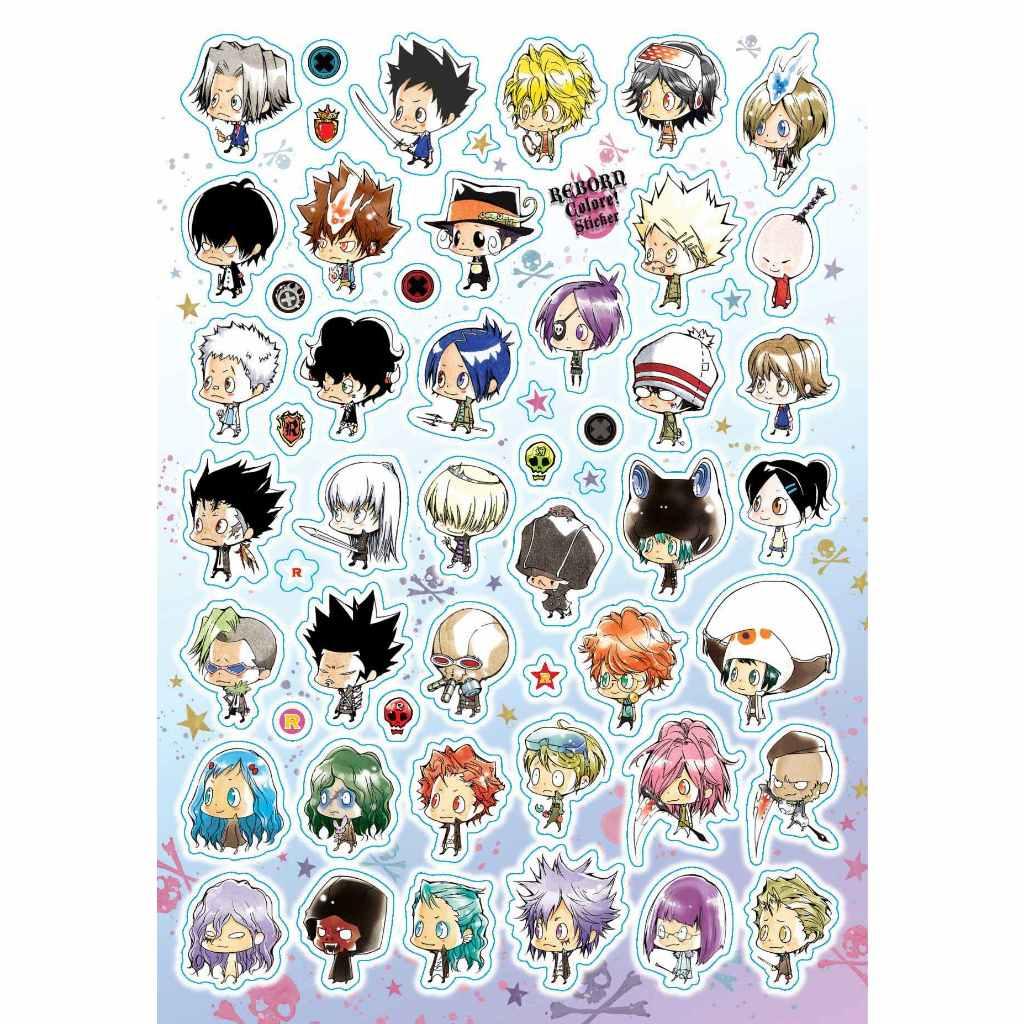 Sách Gia Sư Hitman Reborn! Official Visual Book: Reborn Colore! - Tặng kèm Sticker - Poster phân loại riêng NXB Kim Đồng