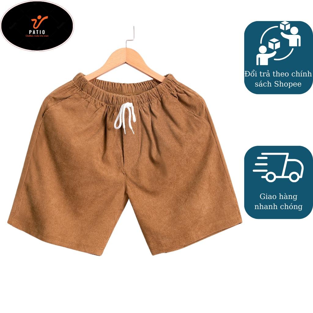 Quần ngố Nhung Tăm Nam Nữ JBAGGY Form Unisex Chất Thoáng Mát Trẻ Trung Năng Động.