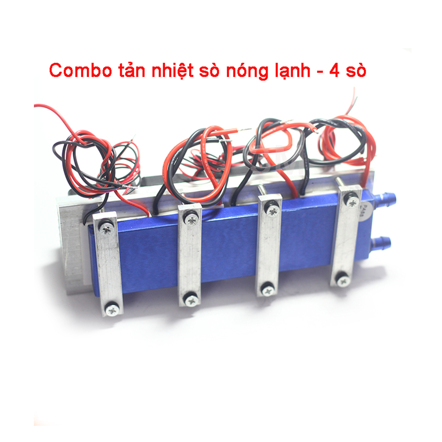 Bộ Tản Nhiệt Sò Nóng Lạnh Bằng Dung Dịch 4 Sò