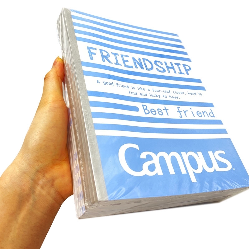 Vở A5 - 4 Ly Ngang 96 Trang ĐL 70g/m2 - Campus Emotions - Friendship - NB- AETM96 (Mẫu Màu Giao Ngẫu Nhiên)