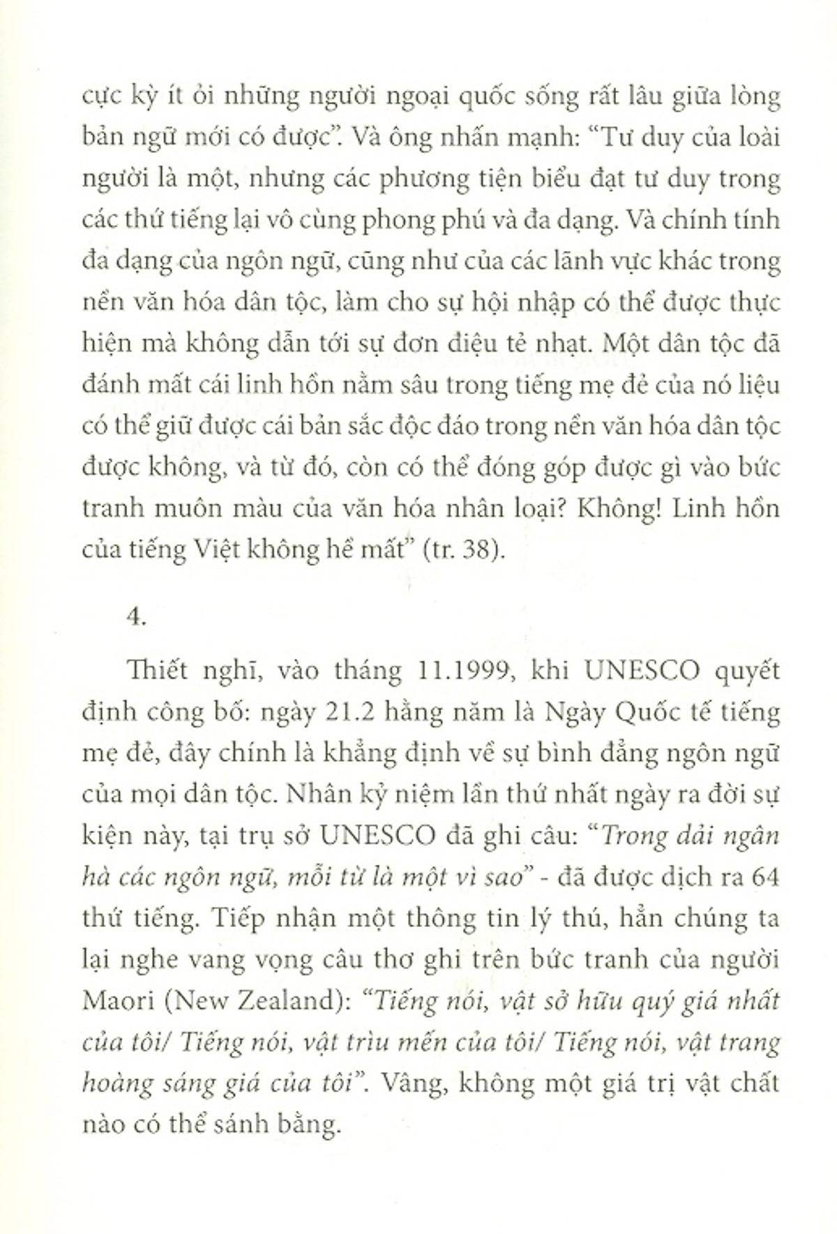 Văn Hóa Việt Nhìn Từ Tiếng Việt - Dích Dắc Dặt Dìu Dư Dí Dỏm