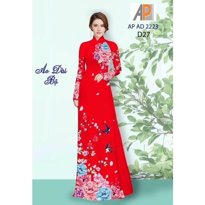 Vải áo dài phong cảnh