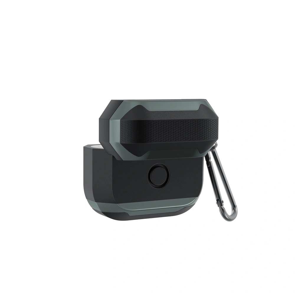 Hộp đựng tai nghe chống sốc Wiwu Defender Watch Case cho Airpods Pro có khóa chống rơi, chống mất, bảo vệ an toàn 360 độ - Hàng chính hãng