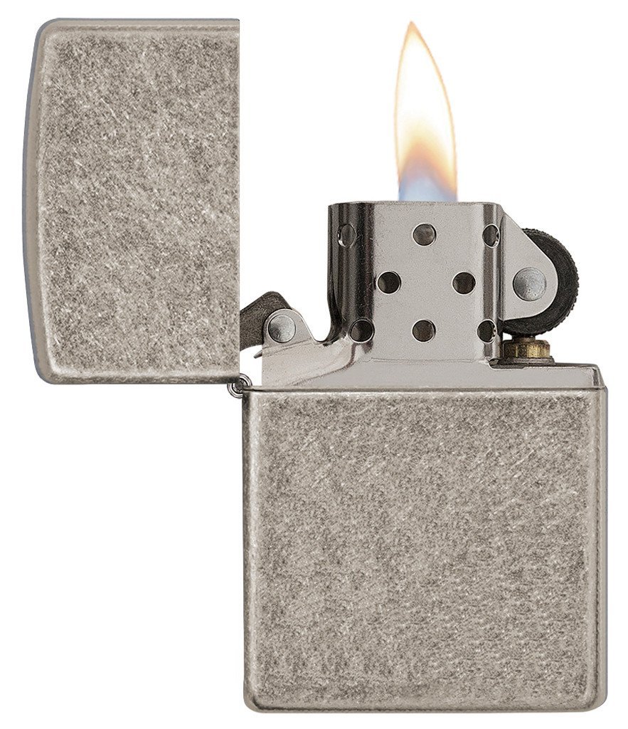 Bật Lửa Zippo Antique Silver Plate