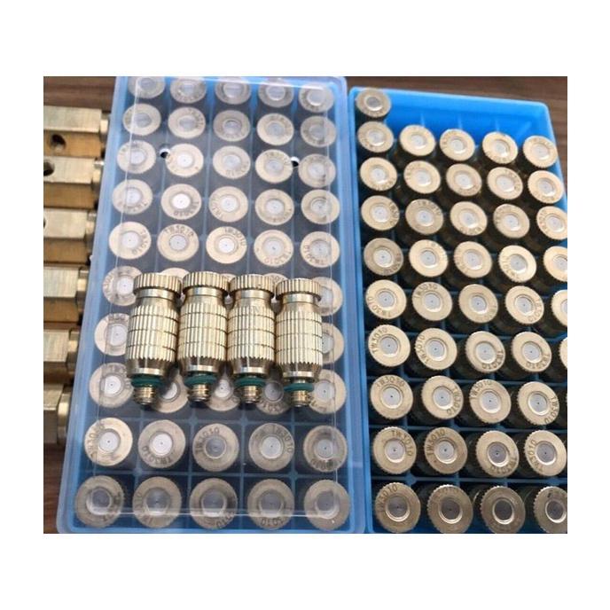 Béc phun sương bằng đồng số 1,2,3 chân nối phi 8mm