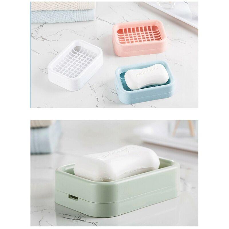 Soap Holder Saver Water Box Draining Storage Case New Drainer Dish Bathroom