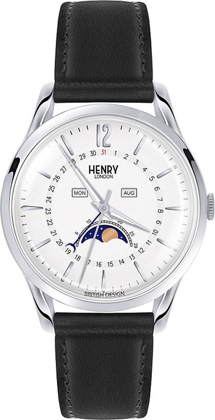 Đồng Hồ Nam Dây Da Henry London HL39-LS-0083 Edgware (38,5mm)