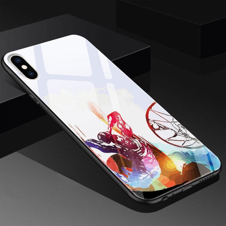 Ốp Lưng Bóng Rổ Cường Lực dành cho Iphone 6/6Plus/6S/6S Plus/7/7Plus/8/8Plus/X/Xs/Xs Max/11/11 Promax/12/12 Promax Lpc03010068