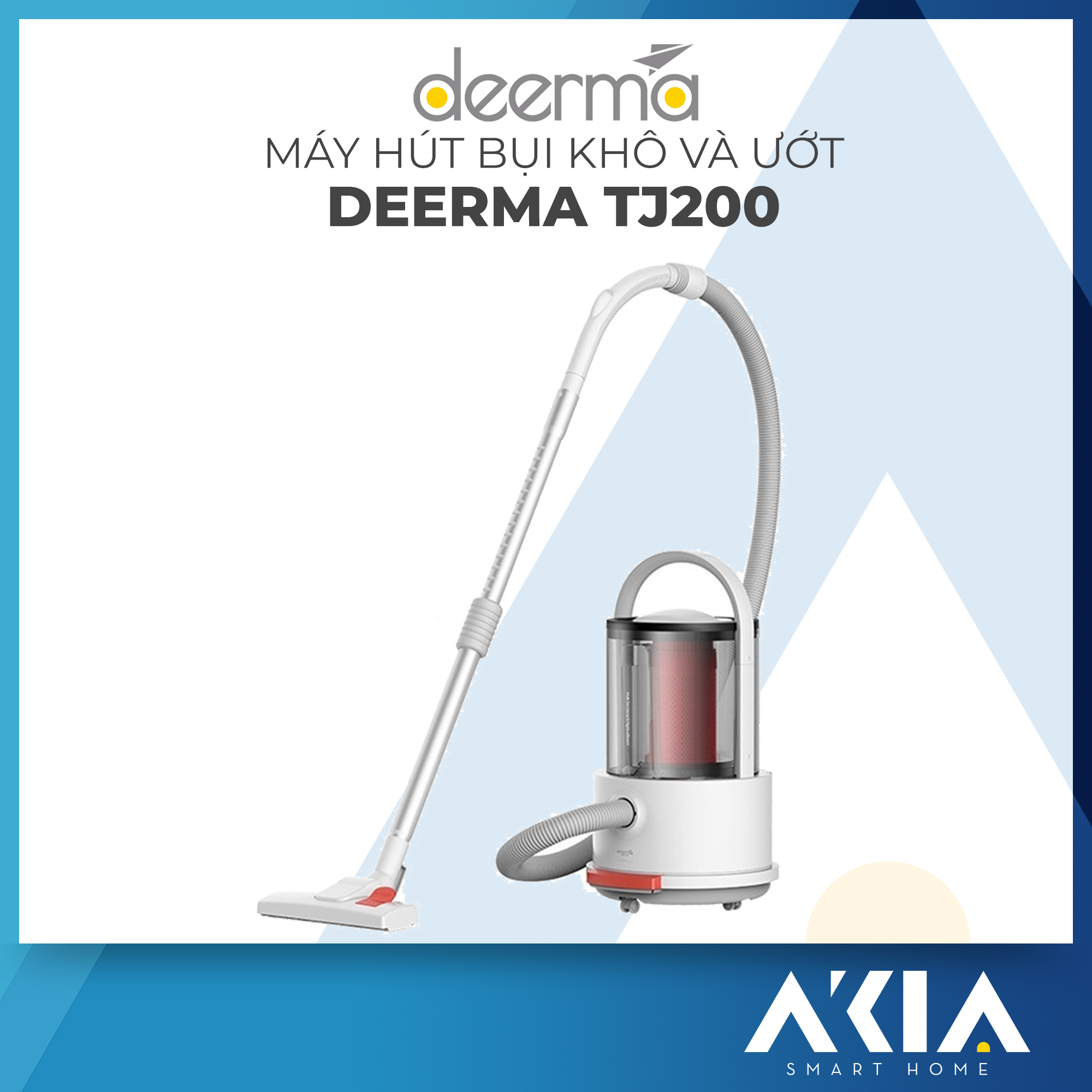 Máy Hút Bụi Khô Và Ướt Deerma TJ200