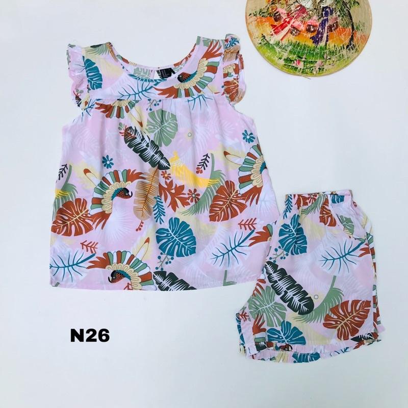 Đồ Bộ Nữ Tole Lanh Quần Đùi Áo Cánh Tiên
