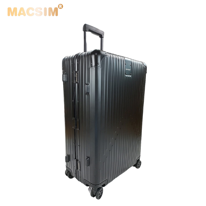 Vali hợp kim nhôm nguyên khối MS1104 Macsim cao cấp màu ti-gold,màu đen,màu Rose,màu bạc cỡ 29inches