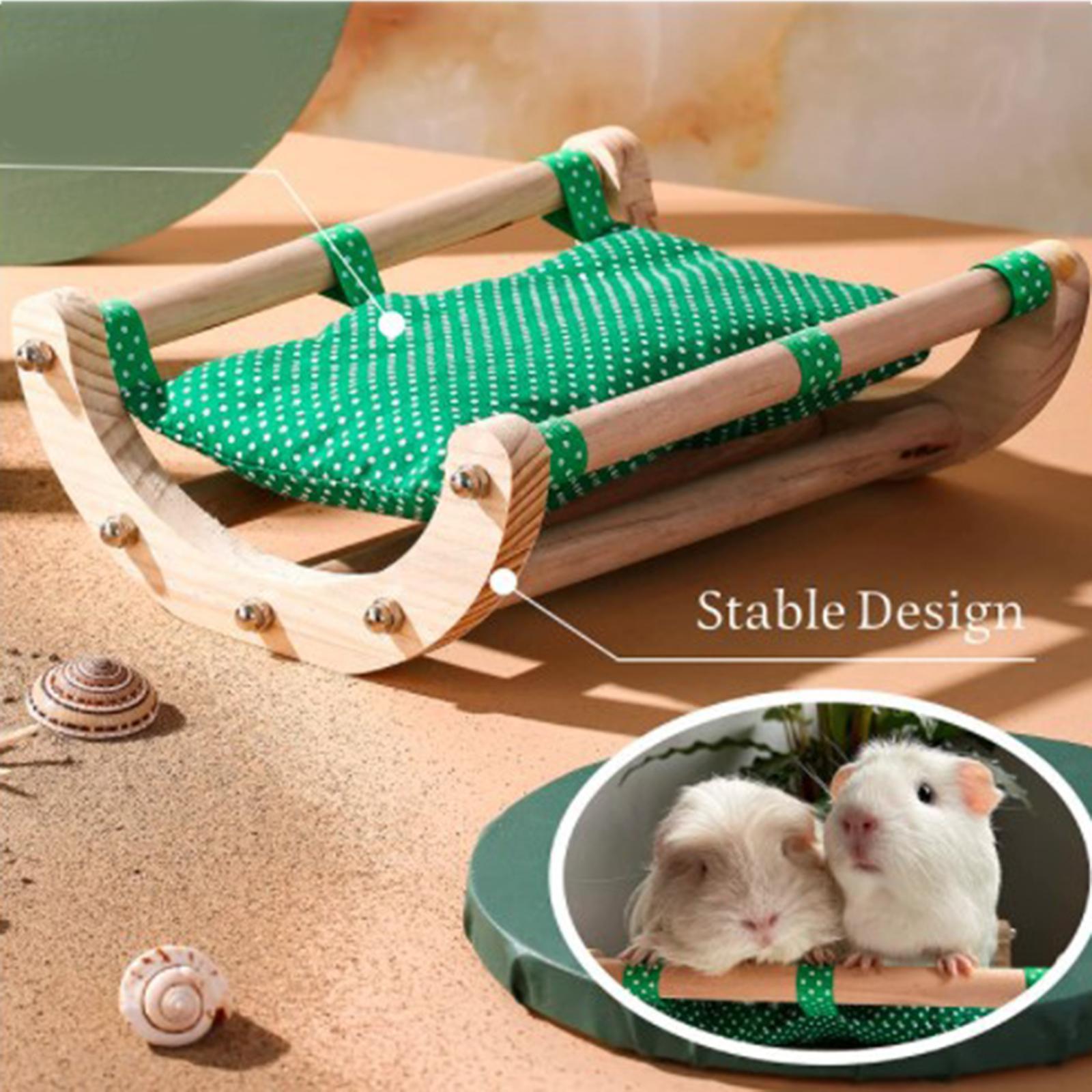 Guinea Pig Hammock Breathable Hideout for Dwarf Rabbits Guinea Pigs Hamsters