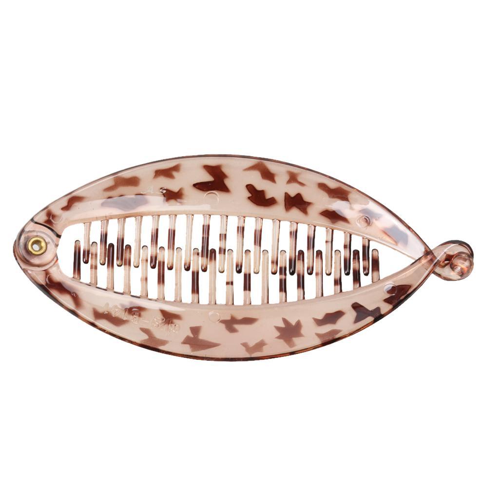 2x Fish Hair Clips Lady Fishtail Clip Headdress Banana Shape Hair Accessory
