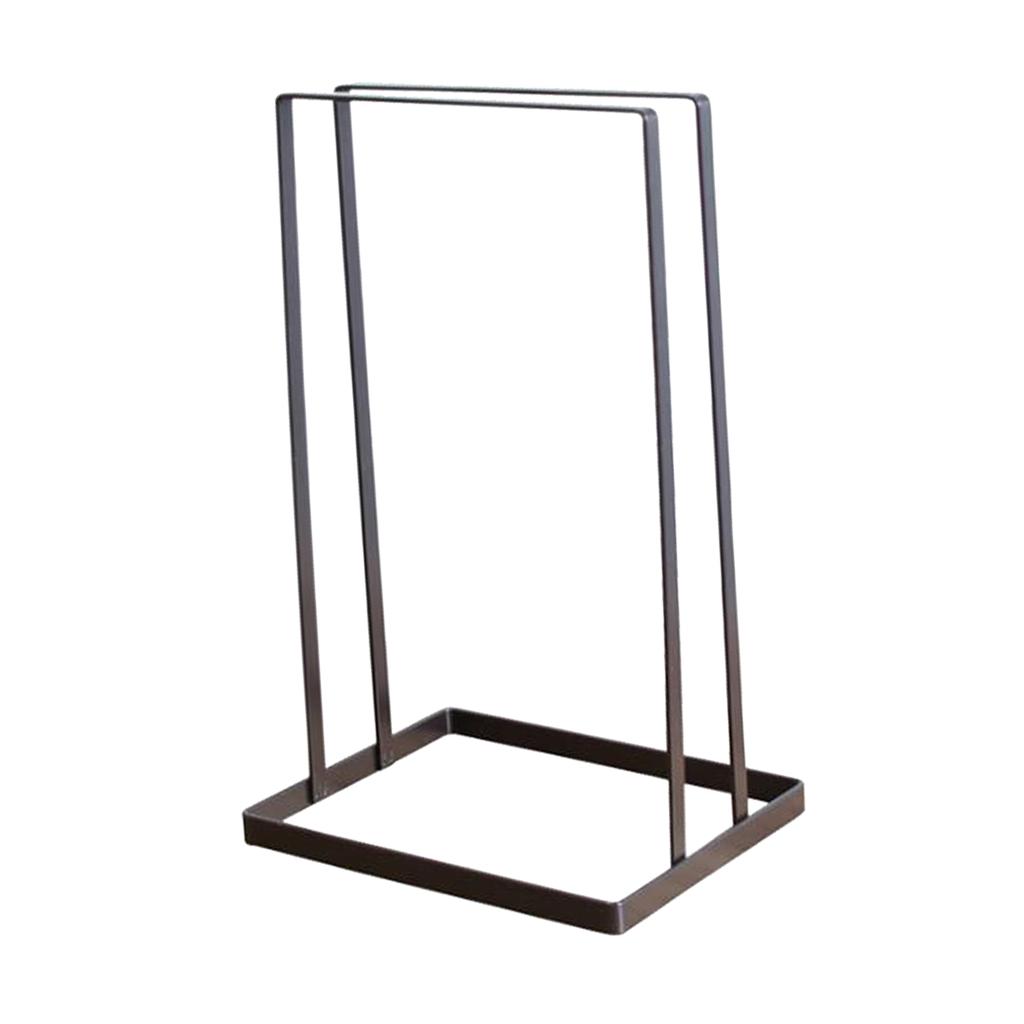 Iron Laundry Hanger Storage Rack Clip Organizer Stand Bathroom Towel Shelf