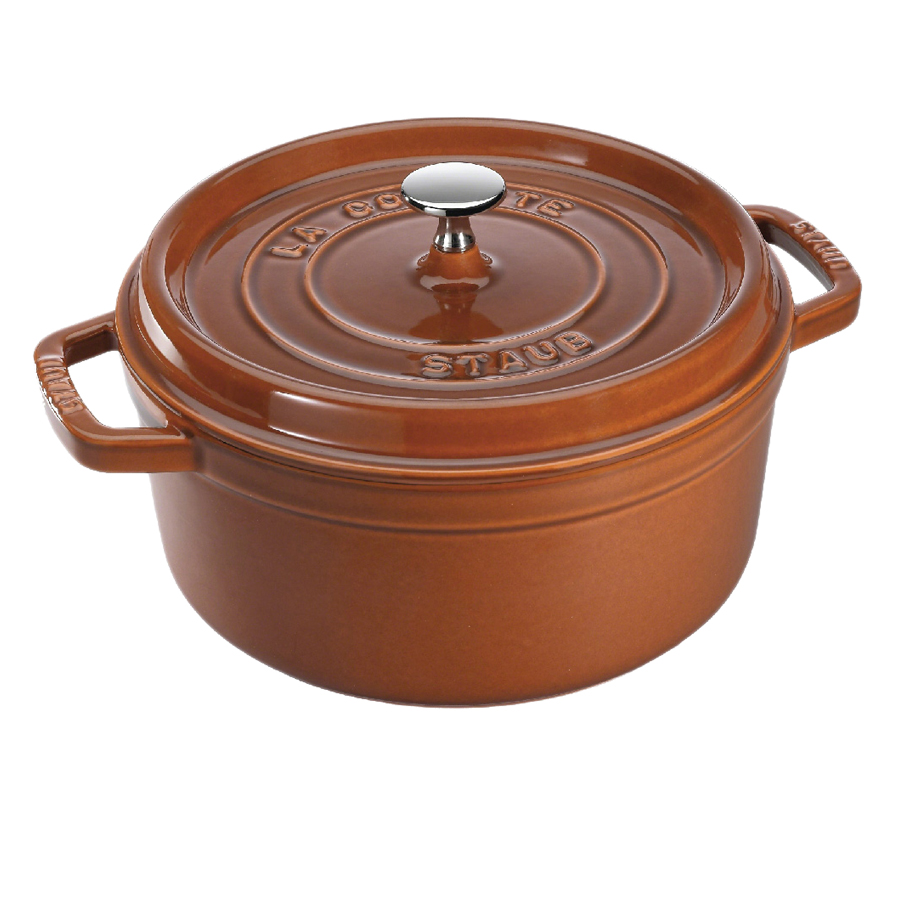 Nồi Tròn Staub 20cm – Màu Nâu Vàng