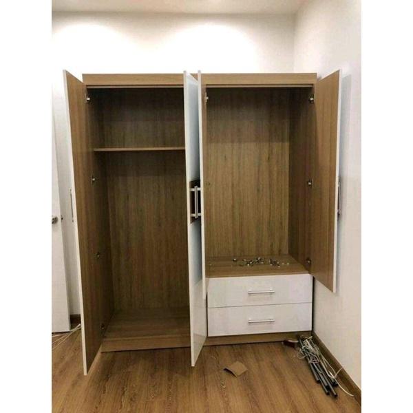 Mẫu Mới Nhất Tủ Quần Áo 4 Cánh Mở Rộng 1m6 Gỗ MDF Phủ Melamine Chống Xước Cao Cấp Giá Rẻ Nhất HN Nhiều Người Tin Dùng