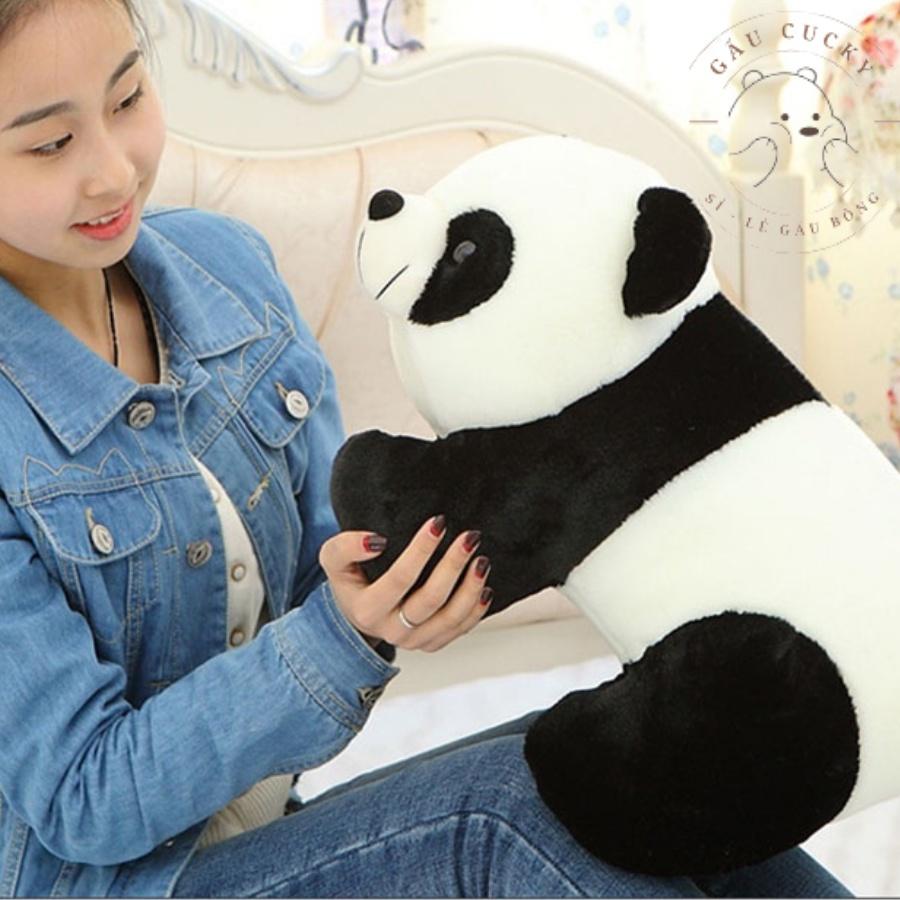 GẤU BÔNG GẤU TRÚC PANDA SIÊU DỄ THƯƠNG 60CM