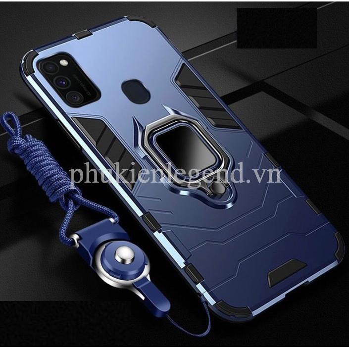Ốp lưng dành cho SamSung Galaxy M30s iron man chống sốc kèm iring