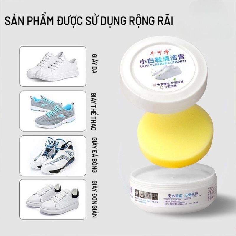 Sáp lau giày dép vệ sinh túi xách vật dụng hàng gia dụng nội địa trung không cần nước.