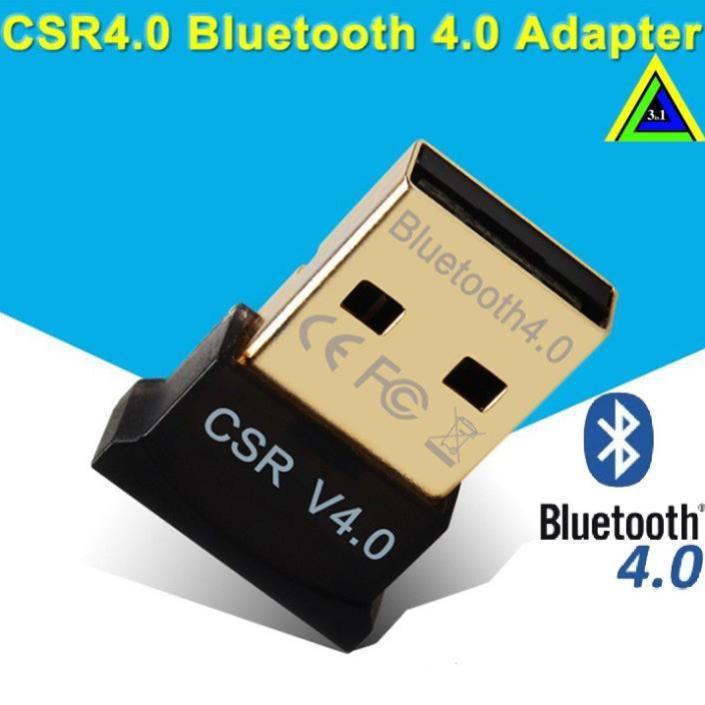 USB Bluetooth CSR 5.0 bổ sung bluetooth cho máy tính laptop kết nối bàn phím chuột tay game