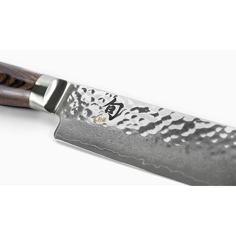 Dao bếp Nhật cao cấp Shun Premier Slicing - Dao thái lát thép Damascuss 69 lớp TDM0704 (240mm) - Dao bếp Nhật chính hãng