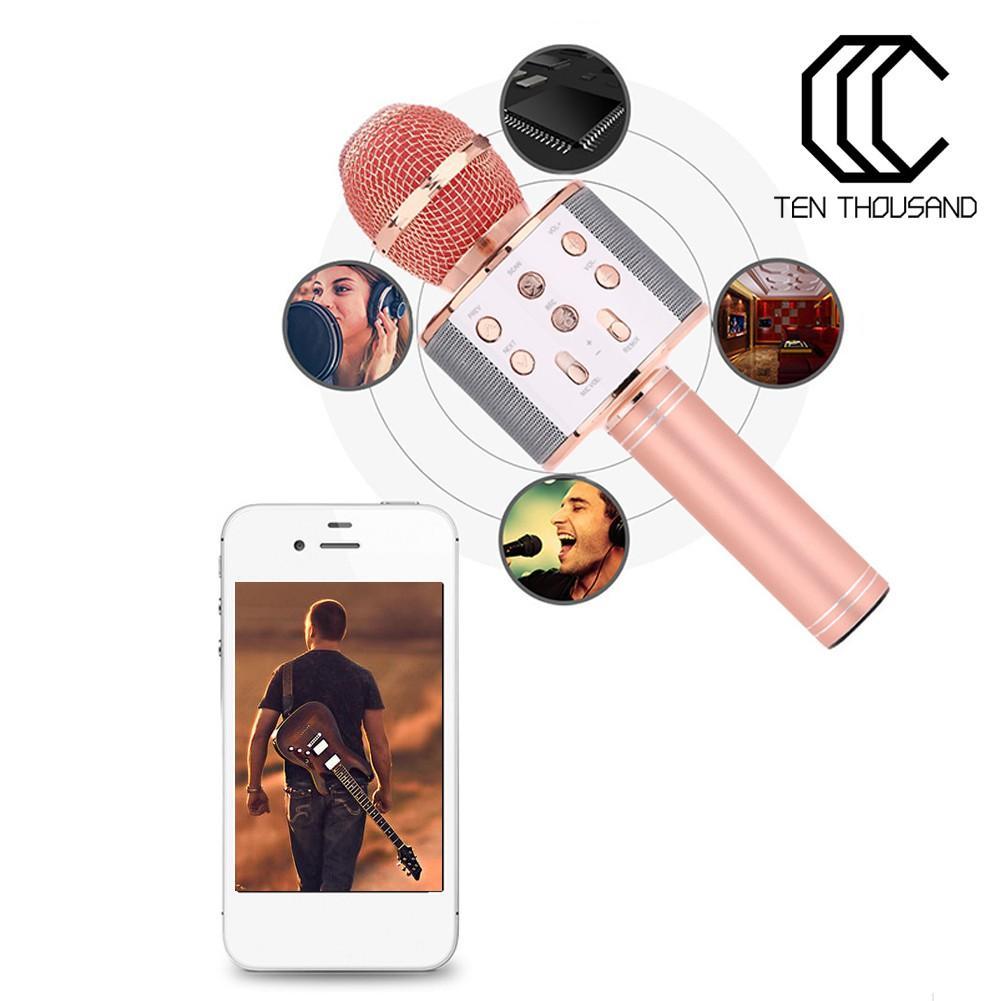 Micro Bluetooth Không Dây Hát Karaoke T ~ Ws858