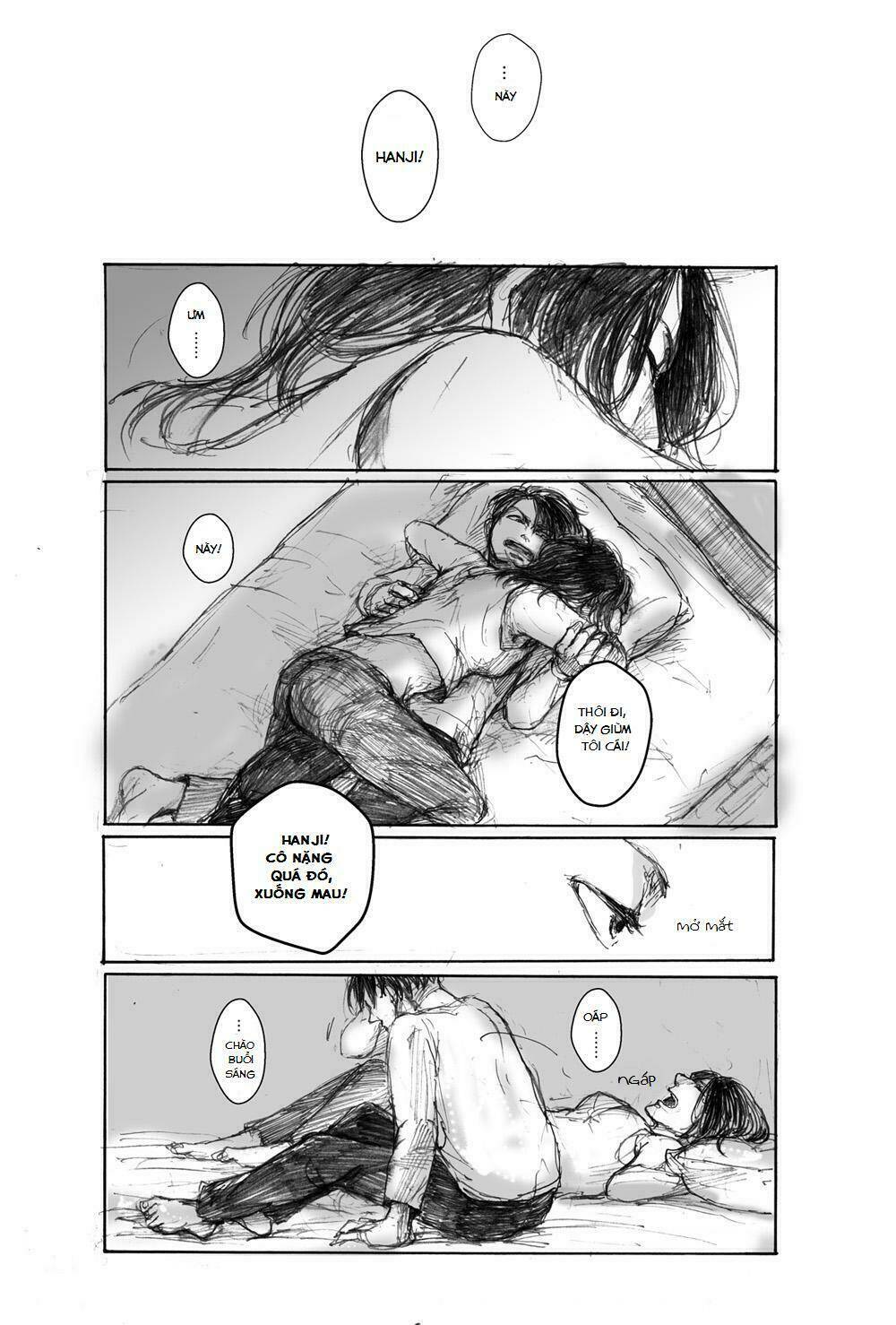 tấn công người khổng lồ - doujinshi levihan chapter 10 6