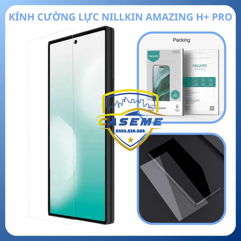 Kính Cường Lực NILLKIN H+ Pro Cho Màn Hình Ngoài Galaxy Z Fold7 – Chống Trầy, Chống Vân Tay, Độ Cứng 9H - Hàng Chính Hãng