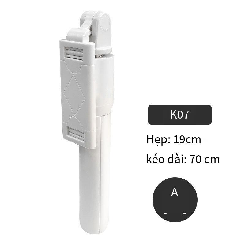 Thuận lợi nhất mới K07 Gậy chụp ảnh tự sướng Bluetooth điều khiển từ xa chân máy điện thoại di động phổ trực tiếp máy ảnh hiện vật đa chức năng