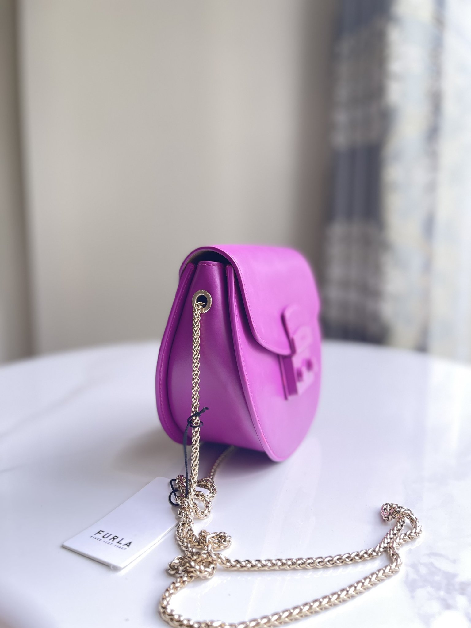 Túi Furla Metropolis Mini Crossbody Flamingo Purple