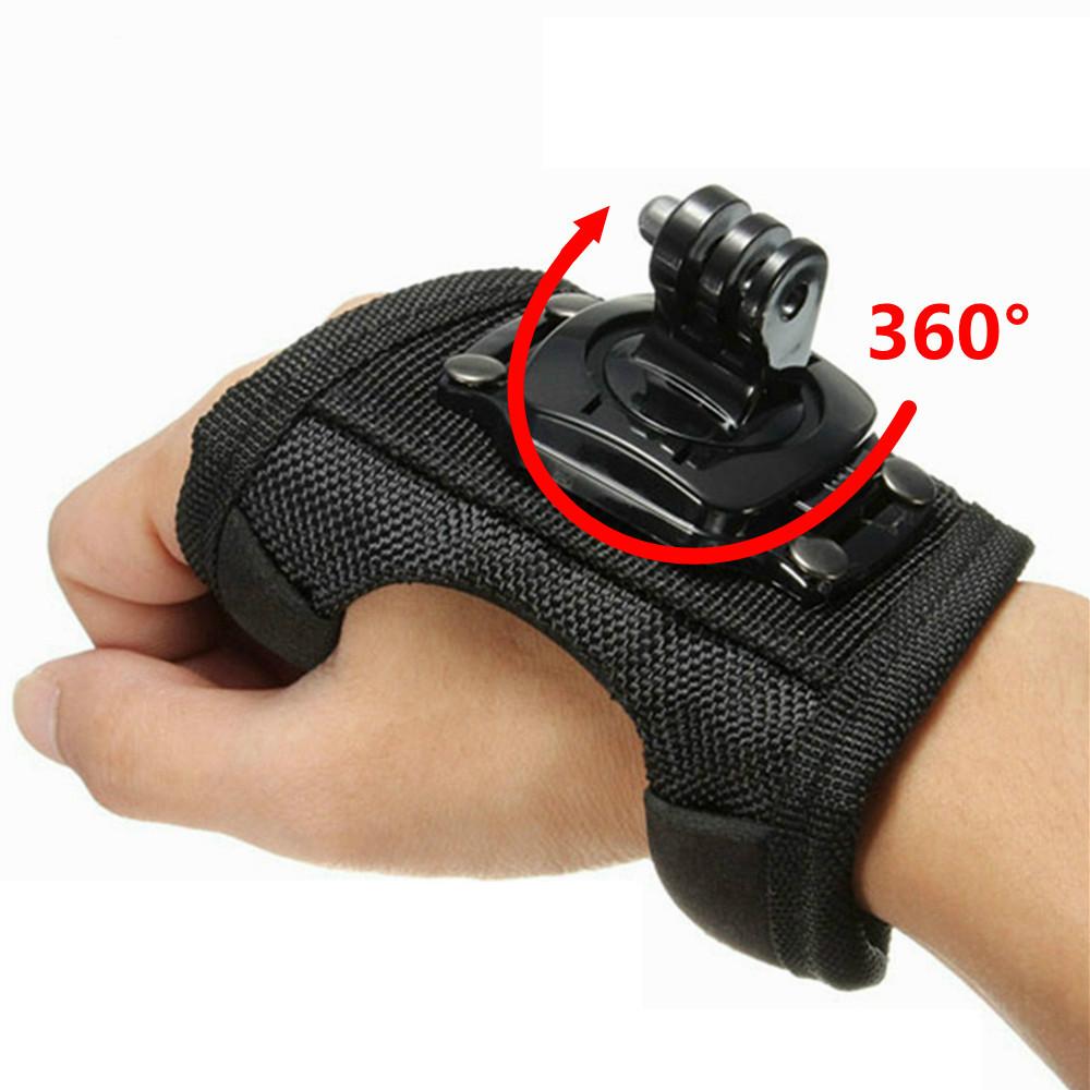 360 độ băng đeo tay dây đai dây đai dây đai gắn cho GoPro Hero11 10 9 8 Camera Fist Shet