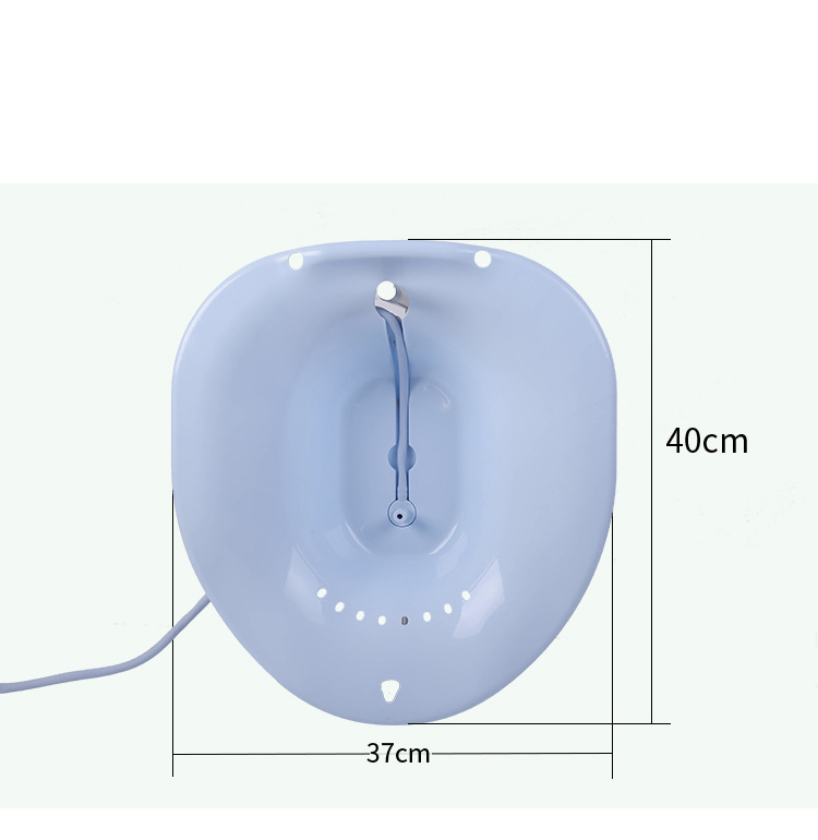 Chậu nhựa cứng kèm vòi xịt tiện lợi xông vùng kín cho bệnh nhân trĩ/ phụ khoa/ phụ nữ sau sinh CNM03