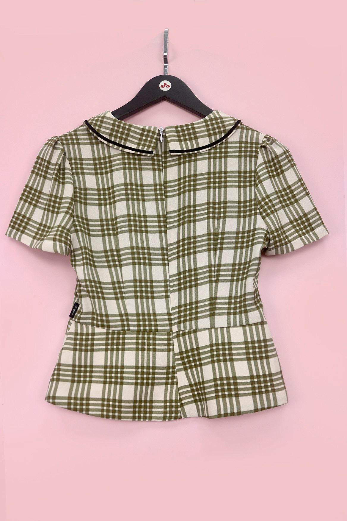 Áo Sơ Mi Nữ Luperi LFSM1222 Dáng Peplum phối cổ nơ xinh xắn