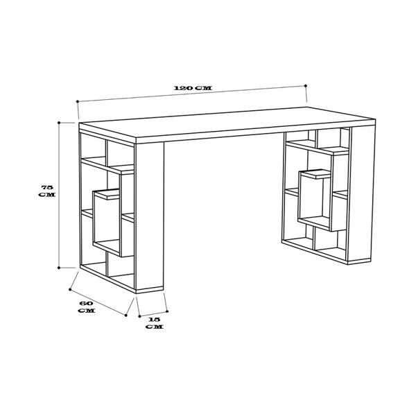 Bàn làm việc cao cấp OHAHA002 - Gỗ Công nghiệp MDF chuẩn E1