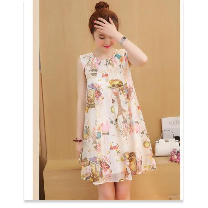 Đầm bầu đẹp thời trang Hàn Quốc