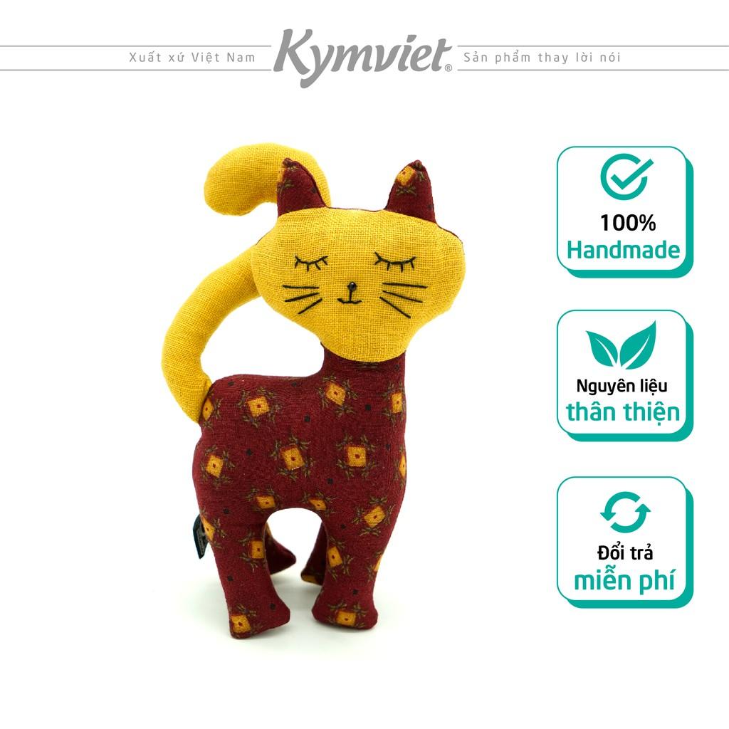 Đồ Chơi Nhồi Bông Hình Mèo Thiên Thần 2 Kymviet 100% Handmade Cotton