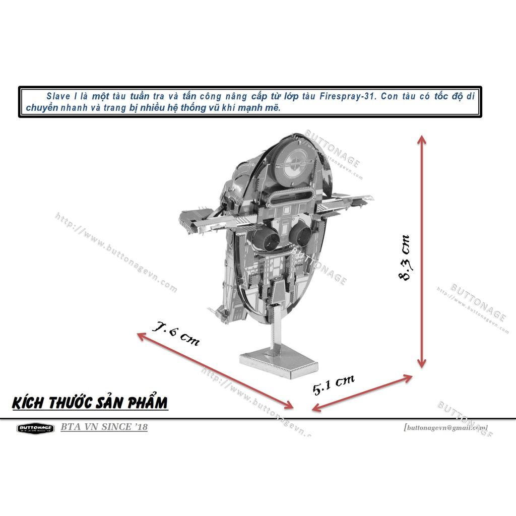 Mô Hình Lắp Ráp 3d Phi Thuyền Tuần Tra Slave I
