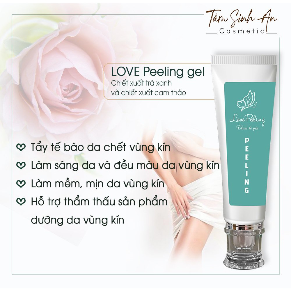 Kem Tẩy Tế Bào Chết Toàn Thân - LOVE PEELING - Tâm Sinh An Cosmetic