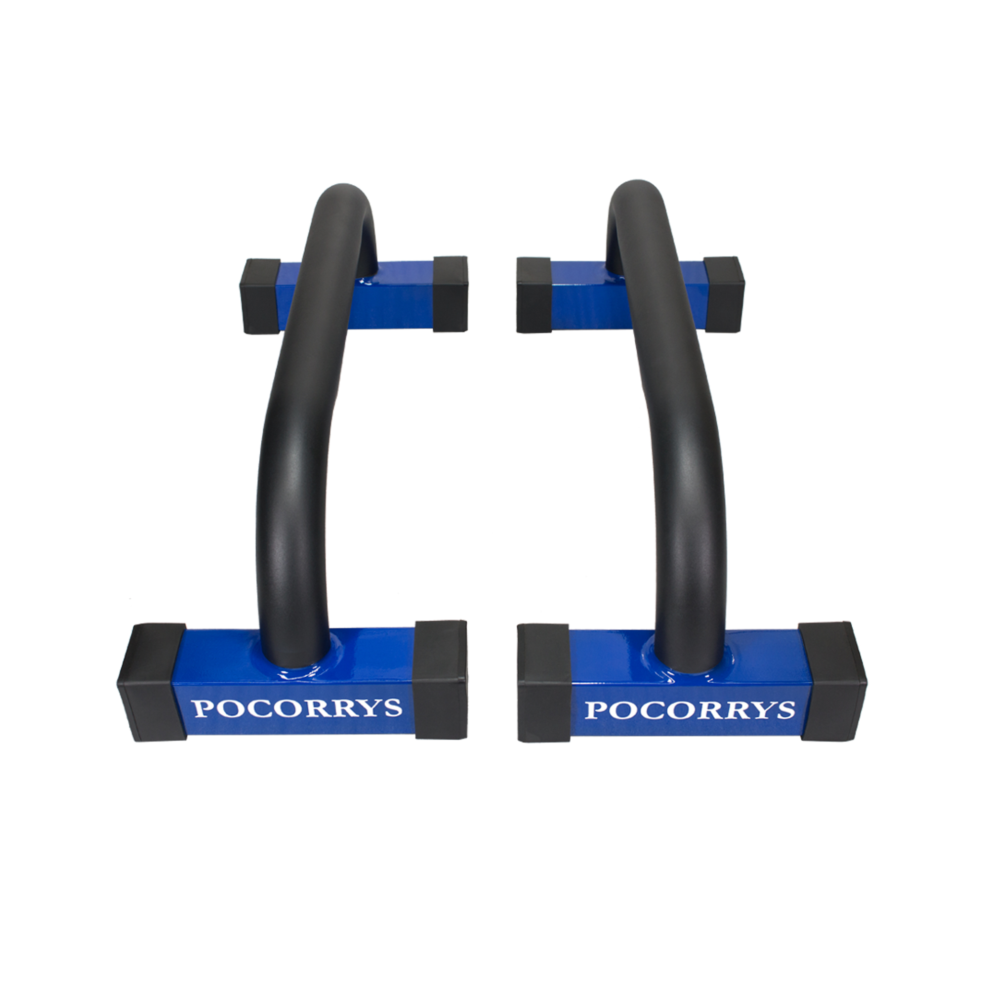 Dụng cụ chống đẩy, hít đất, Parallettes Push up cao 18cm Pocorrys PAP-08, Màu đen lam