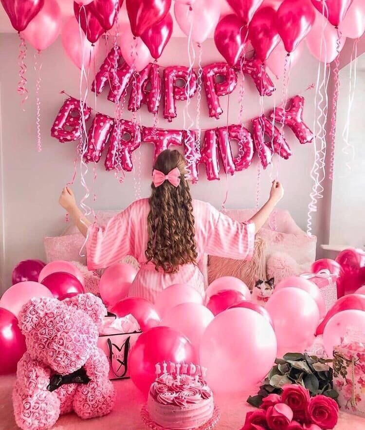 Bộ bóng sinh nhật người lớn nhiều phụ kiện, sang trọng - Adult birthday set SNNL24