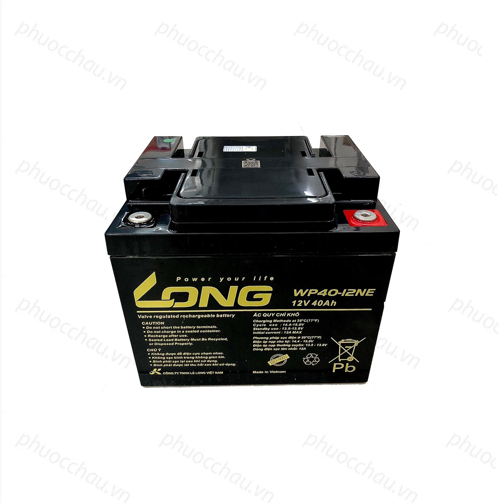 Ắc Quy LONG WP40-12NE (12V-40AH)