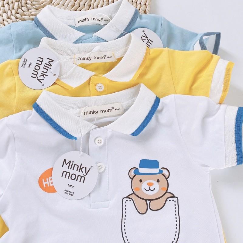 Sale !!! Áo Phông Cổ Trụ In Túi Họa Tiết Động Vật Dễ Thương Cho Bé