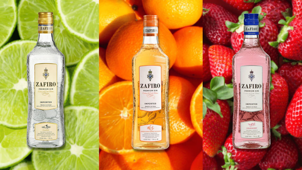 Rượu Gin Zafiro Andalusian Orange Blossom 37.5% 700ml