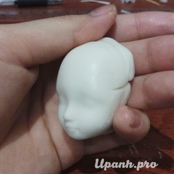 Khuôn mặt BJD Doll, Figure Tượng Búp Bê 3D số 8 Polymer Clay Đất Sét Nhật Thái